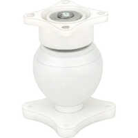 M5 Magnetic Door Catches - White Color,  Door Mount Application | Box Packaged, Color Coated Finish