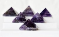 Amethyst Crystal Pyramids, Energy Crystal Stone