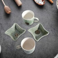 CERAMIC TEA / CUPS / MUG SET INCLUDING SNACKS