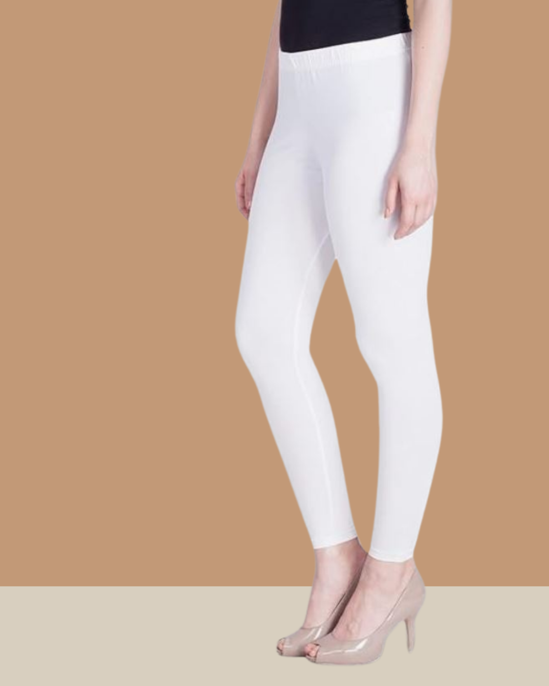 White Ankle Leggings