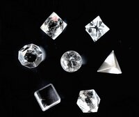 Crystal Quartz Platonic Solids Sacred Geometric Stones Set