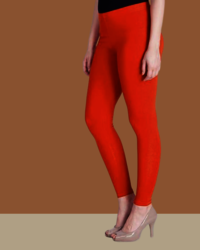 Orange kurtis Leggings