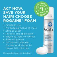 Men's Rogaine 5% Minoxidil Foam for Hair Loss and Hair Regrowth-3-Month Supply