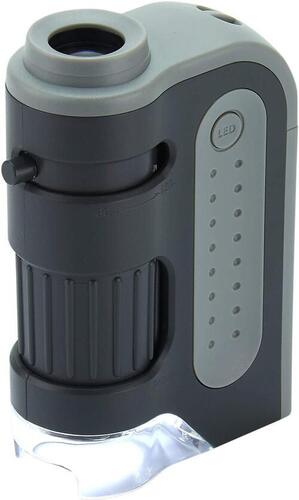 Carson MicroBrite Plus 60x-120x LED Lighted Pocket Microscope, (MM-300)