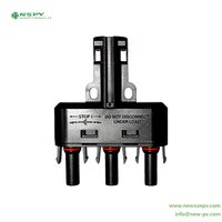 PV4.0 3 To 1 Solar Branch Connectors 1500VDC 60A IP68 Waterproof PV T Branch Connectors