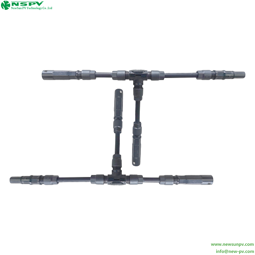 IP67 Waterproof T Type Mini Solar Branch Connectors Mini Connectors Solar Branch