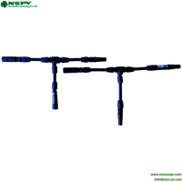 IP67 Waterproof T Type Mini Solar Branch Connectors Mini Connectors Solar Branch