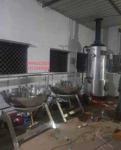 Steam Operated Khoya Plant - Color: Silver