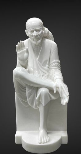 Marble Sai Baba Moorti