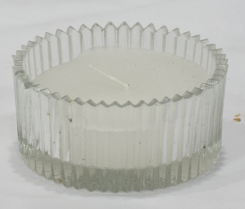 Glass With Wax Items