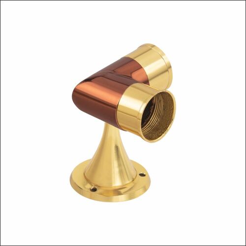 Curtain Bracket Brass-Corner