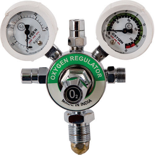 Oxygen Regulator - Durable Medical Grade Aluminum | Precision Flow Control, Lightweight Design