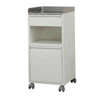 Bed Side Cabinet - Color: White