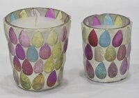 Glass Wax Set Gift Items - Application: Interior Decor
