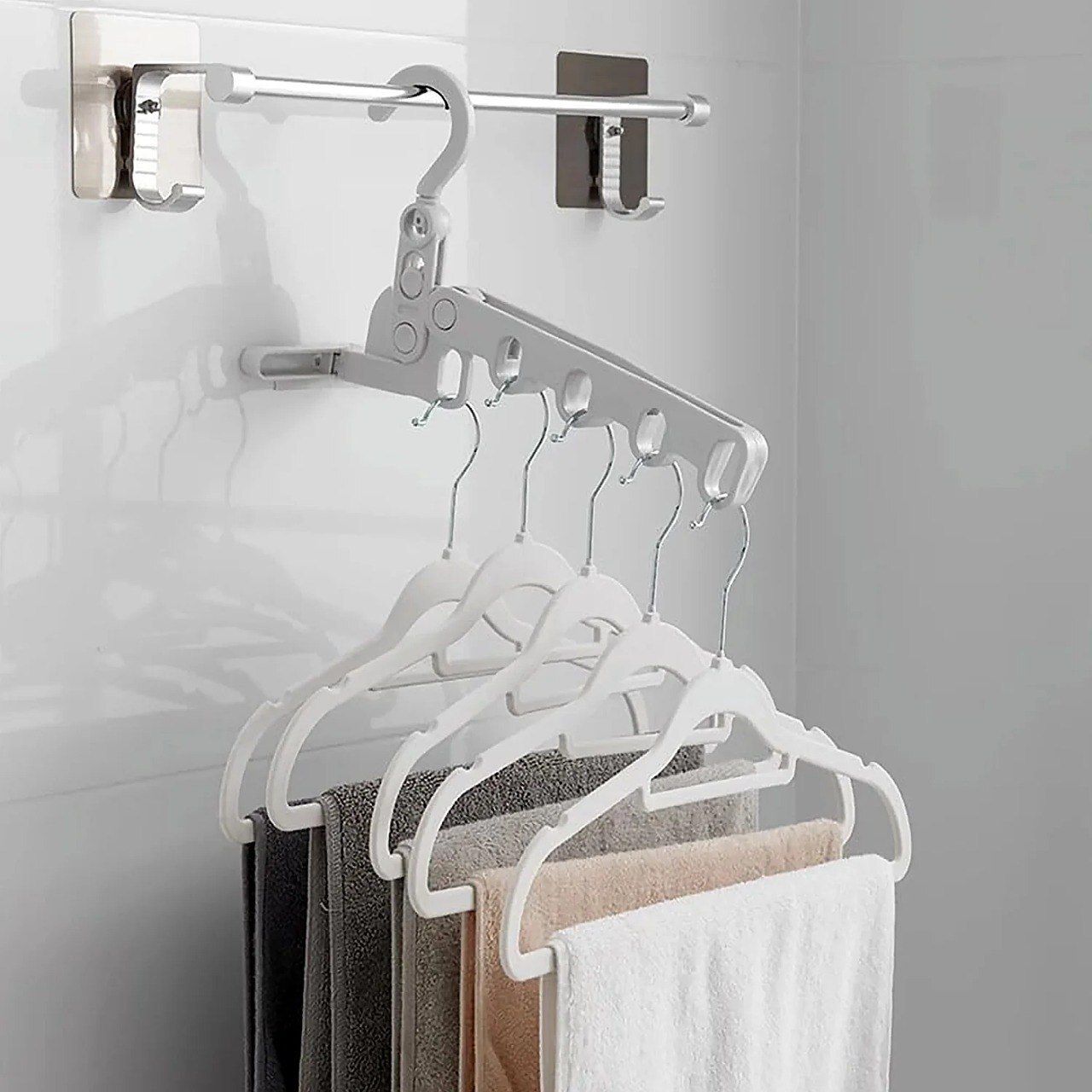 5 HOLES FOLDABLE CLOTHES HANGER 13049