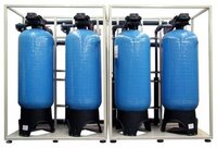 Industrial Water Filters - Stainless Steel, 4000 Liter Capacity, Blue Color | Fiberglass Filtration, Automated Operation, User-friendly Design