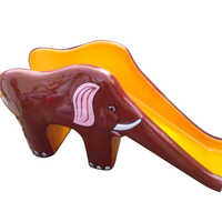 Frp Elephant Slide - Fiberglass Reinforced Plastic, Various Sizes Available | Vibrant Colors, Whimsical Design, Durable Outdoor Playground Fun