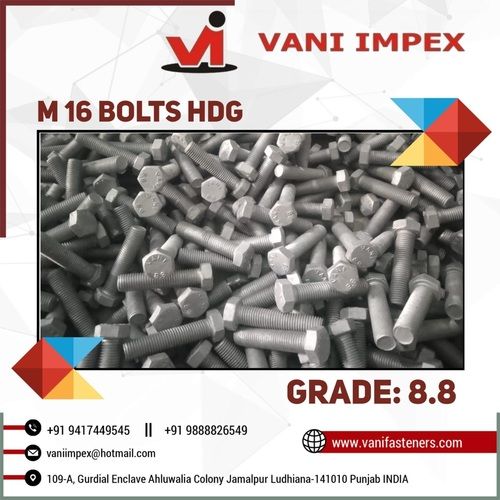 VANI 8.8 GRADE M 16 HDG BOLTS