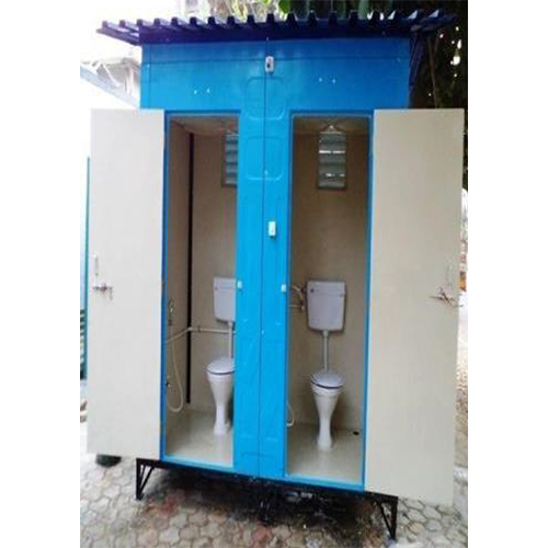 FRP Prefabricated Two Seater Western Toilet