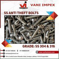 SS304 ANTI THEFT BOLT M 6 X 25