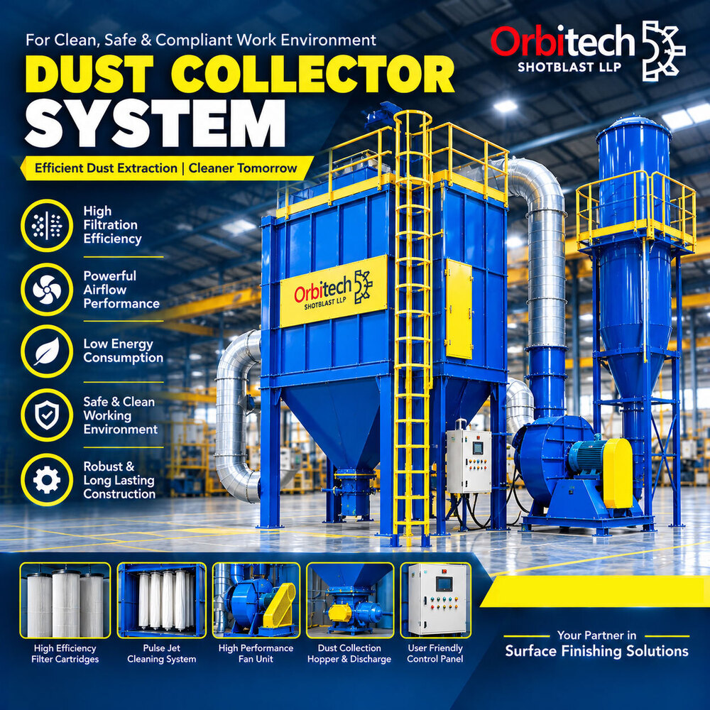 Dust Collector System - Mild Steel, Water Cooling | Efficient Dust Management Solution for Industrial Applications