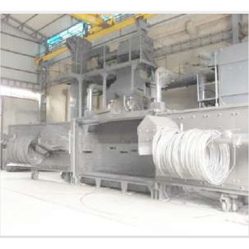 Wire Rod Shot Blasting Machine - Color: Gray