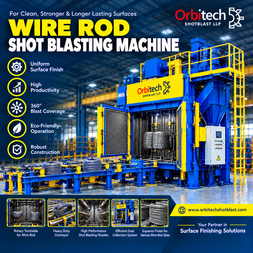 Wire Rod Shot Blasting Machine