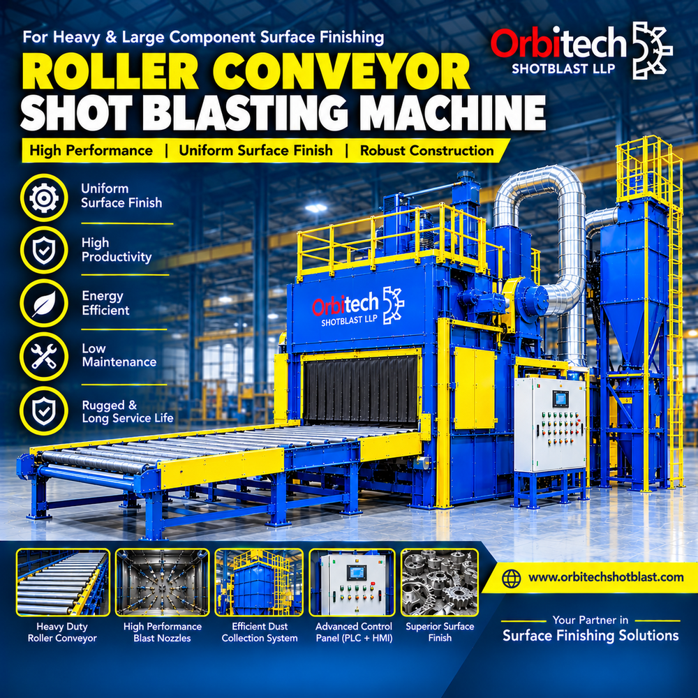 Roller Conveyor Shot Blasting Machine
