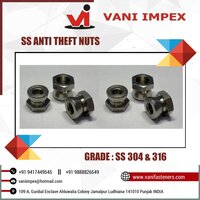 STAINLESS STEEL 304 ANTITHEFT NUT M8