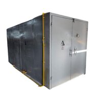 Powder Coating Oven - Electrical, Galvanized Material, Spacious Interior, Sleek Silver Color | Automatic Operation, Durable Design For Industrial Use