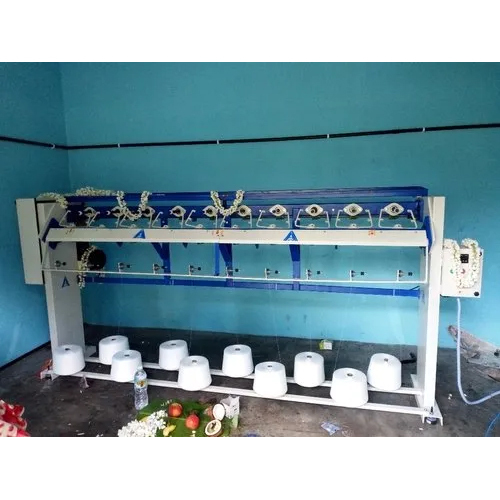 10 Head Ball Winding Machine for Industrial Textile and Manufacturing Applications