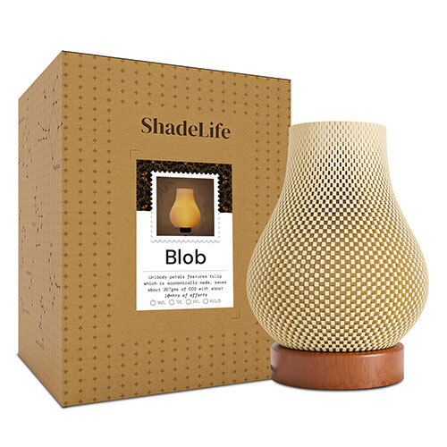 White Designer Blop Table Lamp