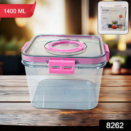 HIGH QUALITY PLASTIC FOOD STORAGE CONTAINER CLEAR WASHABLE