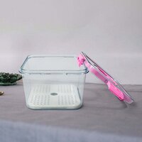 HIGH QUALITY PLASTIC FOOD STORAGE CONTAINER CLEAR WASHABLE