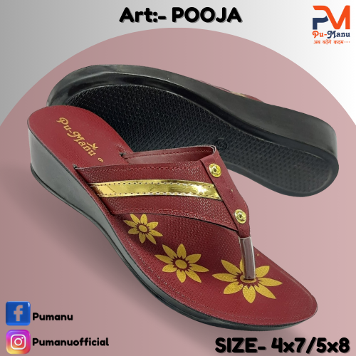 Pooja Ladies fancy slippers