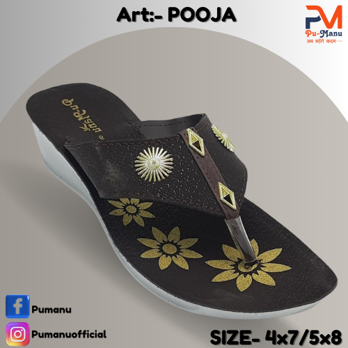 Pooja Ladies fancy slippers