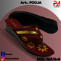 Pooja Ladies fancy slippers