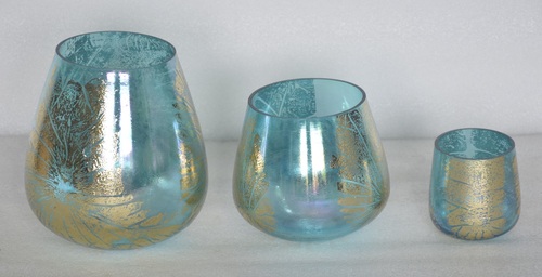 Decorative Glass With Wax