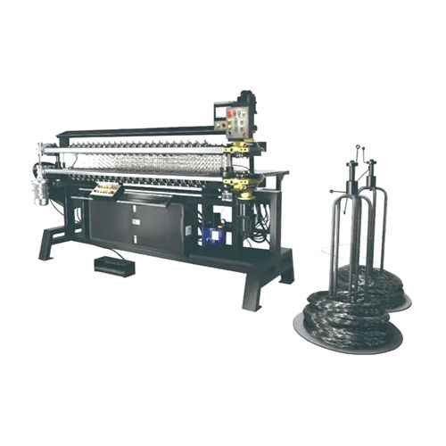 Hk-Bsa-200 Automatic Mattress Bonnell Spring Coiling Assembling Machine - Color: Black