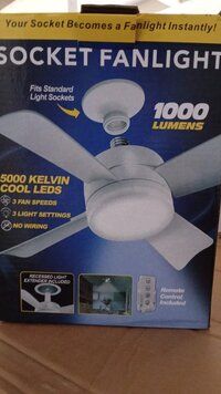 SOCKET FAN LIGHT 17845