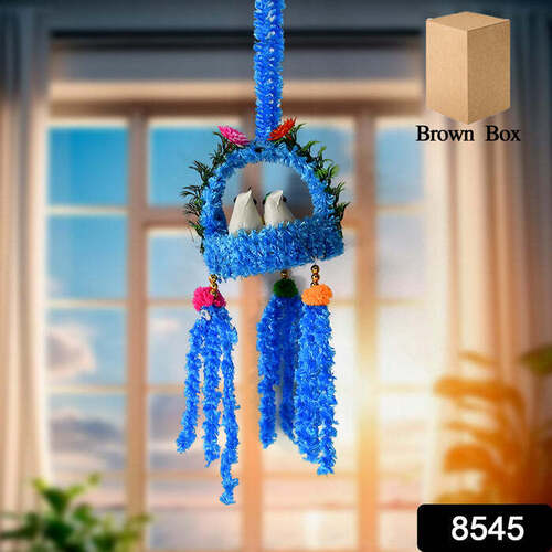 HOME DECORATION BIRD NEST DECOR LOVELY BEAUTIFUL ARTIFICIAL BIRDS   8545