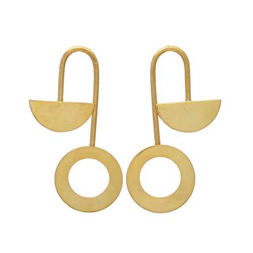 stylish Woman gold plated earring set