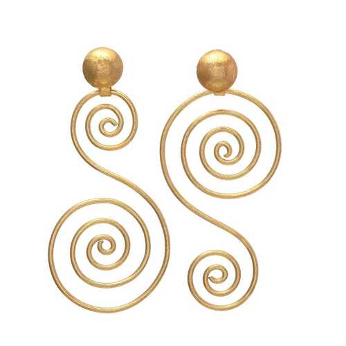 Gold Plated shrill Earrings