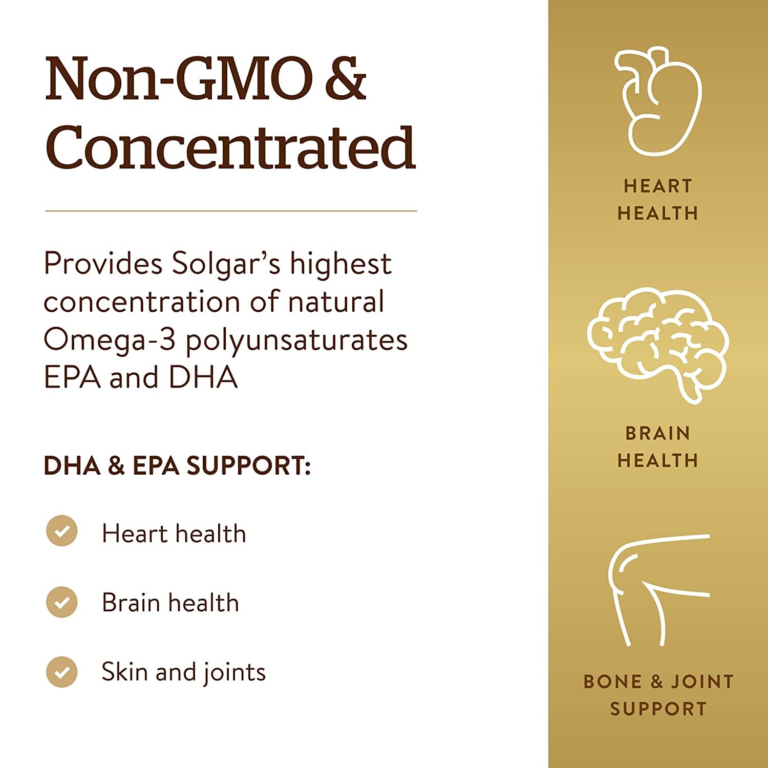 Solgar, Omega-3 EPA & DHA, Triple Strength, 950 mg, 100 Softgels