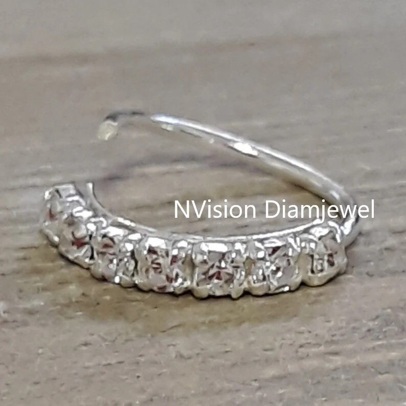 Real Diamond Round NoseRing