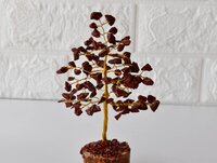 100 chips Red Jasper Crystal Tree Of Life Bonsai Crystal Healing