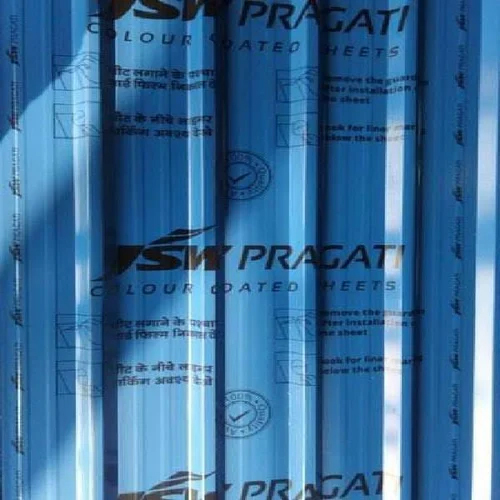 Steel JSW Pragati Colour Coated Roofing Sheets