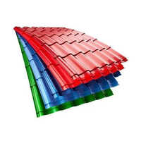 0.50mm Metal Roof Tile Sheets - Stainless Steel, Standard Size, 50 Mm Thickness | Durable Metal Roofing Solution For Versatile Applications