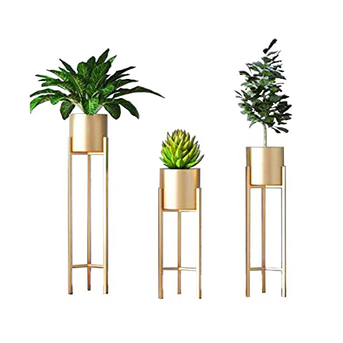 Decorative Metal Planter Set