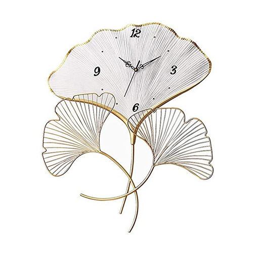 Multicolor Flower Metal Wall Clock